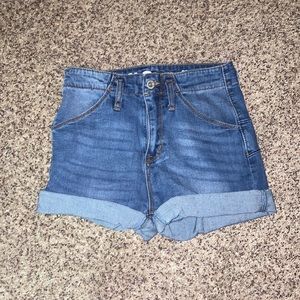 Denim shorts